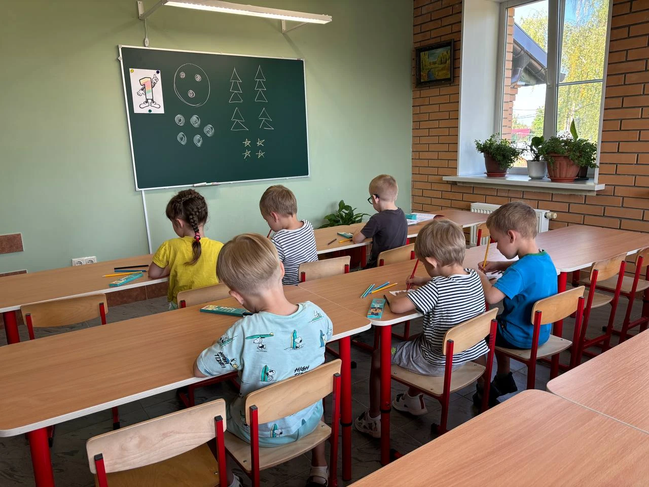 Занятие в группе детского сада
